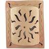 ARTIGIANATO VULCANO Applique lampada marocchina in terracotta naturale fatta a mano