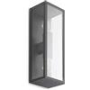 Lindby Applique da esterni dimmerabile (Moderno) colore Nero, in Alluminio applique lampada LED outdoor per facciata/parete terrazzo e balcone