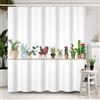 Ttincceer Tenda da doccia con cactus, 180 x 200 cm, motivo: gatto verde, deserto, pianta animale, acquerello, cactus, animali domestici, gatto, bagno, impermeabile, per vasca da bagno