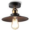 Mengjay Trade Plafoniera vintage retrò - Plafoniera industriale a forma di ombrello in metallo Lampada a sospensione moderna E27, attacco per max. 60W, per cucina ristorante.