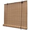 vidaXL Tapparella Avvolgibile in Bambù Naturale 120x220 cm Tenda Oscurante