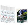 MANIOLAV HYGIENFRESH TINTOLAV Set 4 Pezzi Deodorante Salva Tessuti Spray, fragranza Caresse Blanche Formato 400ml più Gel assorbi odori a Lunga Durata Muschio Bianco 150 G