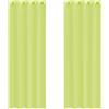 vidaXL Tende in Voile con Occhielli 2 pz Verde Mela 140x260 cm, Tenda a Rete, Tenda Trasparente, Voile per Finestra, Trattamento Finestra