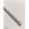 GLOBALCORPORATION BASTONE TENDA BASTONI PER TENDE MODERNI ZINEFFA IN PVC PER TENDA SCORRITENDA BINARIO TENDA SOFFITTO BINARI PER TENDE REGGITENDE (160)