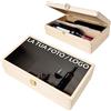 Creative Deco Scatola per Vino in Legno | Porta Bottiglie di Vino, Regalo Personalizzato 2 Bottiglie 0,7l | 35x20x9.5 (+/- 1cm) | con Coperchio e Serratura, Divisori Rimovibili | Idea Regalo con Foto