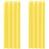 vidaXL Tende in Voile con Occhielli 2 pz Giallo, Tenda a Rete, Tenda Trasparente, Voile per Finestra, Trattamento Finestra, Tenda Pura Voile
