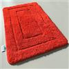 KARAT Tappeto da Bagno Atlantis, Extra soffice e ad Asciugatura Rapida, con Retro Antiscivolo, Tappetino da Bagno (50 x 80 cm, Rosso)