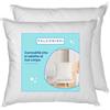 Falconieri Set di 2 Cuscini 80x80 Guanciali per Letto e Divano Morbidi e Confortevoli Ideali per Dormire Cuscino per Letto Matrimoniale e Singolo Antiacaro Lavabili in Lavatrice 100% Made in Italy