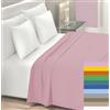 Home Tresor - Lenzuolo Sopra Piano 100% Cotone Misura Due Piazze 240x300 cm Certificato Oeko-Tex Lenzuola Letto Fresco e Traspirante Senza Elastico Mon Ami - Matrimoniale, Rosa