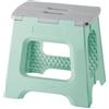 Vigar Compatto Sgabello Pieghevole per Adulti, 32 cm, Sgabello Pieghevole Portatile Antiscivolo per Casa, Cucina, Bagno, Campeggio, Doccia, Supporta fino a 150 kg, Turchese Chiaro