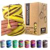 MeriWoolArt Corda Macramè 3mm 200m - Fil di Cotone Colorato - Spago Macrame di Corda Singola - Filato Morbido Macramè Cotone Riciclato Oeko-Tex - Fai da te Macramè Arredamento per Casa Boho