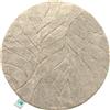 Floordirekt Tappeto da bagno - extra soffice e ad asciugatura rapida - Tappetino da bagno con retro antiscivolo - Tappetino da bagno (Maris) (avorio, rotondo, 120 cm)