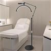 DESGNT Lampada di estensione per ciglia, lampada a mezza luna a LED, 20 W 16in, testa regolabile a 360 gradi, 3000 K-6000 K, per tatuatori, studi di bellezza