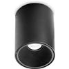 Ideal Lux Nitro 15W Round Nero plafoniera