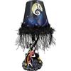 BSTCAR Lampada da Tavolo di Halloween con Luce LED Notturna Nightmare Before Halloween Luce Lunare con Nappa Resina Luci Atmosferiche per Scrivania Decorazione