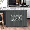 Wansiman Tendina sottolavello Cucina,Tenda Corta per Finestra,Tenda da Cucina Corta,per Armadio da Cucina,Armadio,Bagno,Mobile Lavatrice,Facile da Installare(Autoadesivo Hook Loop)