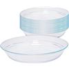 Sicignano Casalinghi Ingrosso Casalinghi Sicignano 15 Vassoi Bavarese in Plastica Trasparente - Per Dolci, Dessert, Profiterole, Struffoli, Pastiera, Baba, Torta - Riutilizzabili e Facili da Pulire, Infrangibile, Antigraffio (22 cm)