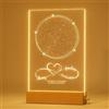 ALBK Luce Notturna Stellata Personalizzata, Personalizzazione Del Tempo e Dello Spazio Per Momenti Indimenticabili, Idee Regalo San Valentino Anniversario, Regalo Coppia Personalizzati, Amore Infinito