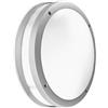 Gea Led Applique Gea Led Ura R Ges291 Led Ip54 Lampada Partete Soffitto Moderna Grigio Alluminio Tonda E27