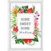 MG Design Cornice 30x45 cm - colore Bianco, in legno, con vetro acrilico - da appendere in verticale o in orizzontale, senza sfondo, per foto, poster, puzzle