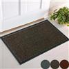 parpyon® Zerbino ingresso casa interno LIPARI tappeto ANTISCIVOLO per entrata ASCIUGAPASSI Aderisce al pavimento NON piega Tappeti moderni (Marrone1, CM 40X60)