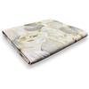SpazioTessile Copritutto Arredatutto Telo arredo Copridivano Copriletto Multiuso Letto Divano Fantasia (Foglia Grigio 62, 170x280 Singolo)