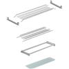 AERREGI KIT SCOLAPIATTI IN ACCIAIO INOX DI ALTA QUALITA' 86cm PER PENSILI DA 90cm | SCOLAPIATTI COMPLETO DI TELAIO E VASCHETTA RACCOGLIGOCCE IN PVC | DESIGN COMPATTO ED ELEGANTE | MADE IN ITALY |