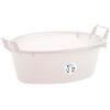 Sicignano Casalinghi Ingrosso Casalinghi Sicignano | Bacinella Ovale in Polietilene - Idonea al Contatto Alimentare - Multiuso Cucina, Lavanderia, Giardinaggio e Pulizie Domestiche - Resistente, Leggera e Colorata (Neutro, 1, 50 cm)