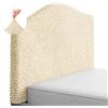 PAULATO - Copri Testata Letto Singolo 80-130cm Elasticizzato Vaniglia | Copritestiera elasticizzata in microfibra, bielastica, antigraffio, lavabile in lavatrice, certificata OEKO-TEX, MadeinItaly