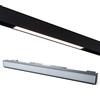 Planetitaly Faretto track per binario magnetico 48V barra luminosa slim LED 10W CCT da 3000K a 6400K luce dimmerabile cucina ufficio negozio 30cm