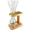 TUFF LUV Pauwels Kwak - Bicchiere da birra belga originale da 25 cl con supporto in legno