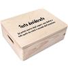 Creative Deco Il tuo Testo Personalizzata Scatola Regalo di Legno | Personalizzato Scatola dei Ricordi | Per Donna, Uomo e Coppie | Stampa a colori | Per Compleanno, Pasqua, Feste