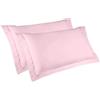 Ipersan Coppia Federe Cuscino Letto, a Tre Volani, 100% Cotone Mercerizzato, Misura 52x83 cm + 6 cm, Tinta Unita, Linea Vivere a Colori, Prodotto Europeo