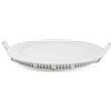 LEOVIN KIT 10 PLAFONIERE FARETTI LED TONDO DA INCASSO CON ALETTE REMOVIBILI E CORPO IN ALLUMINIO BIANCO DA 18W = 180W PANNELLO LUCE BIANCO FREDDO 6000K, BIANCO NATURALE 4000-4500K O BIANCO CALDO 3000-3500K 1350 LUMEN LUNGA DURATA LED DI ULTIMA …