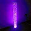 BiiKoon Acquario Finto con Tubo for Pesci A Bolle Fantasy da 2,5 Piedi A LED con 6 Pesci Artificiali E Lampada Lava Sensoriale A 7 Colori Che Cambiano Luce Lampada