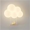 SWEMOPP Lampadari Da Parete Per Camere Da Letto Per Ragazze Lampada Da Parete A Forma Di Nuvola Per La Scuola Materna Simpatico Cartone Animato Animale Bianco Latte Ombra Lampada Da Parete Dimmerabile
