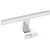 Norbe LED Lampada da Specchio Cromo 5W | Luce Bianca Neutra Specchio Bagno | Specchio Armadio | Luce Trucco per Bagno | Lunghezza 30 cm | 615 Lm | 6000K | 5W