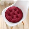 YOUGANG Set di 2 cuscini per sedie da interno ed esterno rotondi per cucina e sala da pranzo, cuscino da 30/40/45/50 cm per seduta a terra, comodo cuscino per sedile auto (Rosso, 45 cm)
