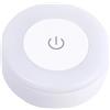 DMAIS Luce da comodino, luce notturna touch in ABS, 400 mAh, luci notturne toccanti, lampada da comodino a LED senza fili, lampada da tavolo intelligente multiuso per l'allattamento al seno, camera da