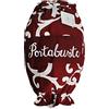Russo Tessuti Porta Sacchetti Dispenser Buste Portasacchetti Cucina Ghirigori -Bordeaux