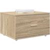 vidaXL Mobile con Cassetti con Ruota Rovere Sonoma 55 x 45 x 31 cm, Mobiletto Rettangolare Moderno, Soluzione di stoccaggio Ampia per casa, Spazio organizzato e Minimalista