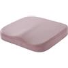 Surwin Cuscino Memory Foam Sedia per Sedersi, Colore Solido Cuscino Antidecubito Ciambella Cuscino Ergonomico Sedia Ufficio per Alleviare Dolore alla Schiena (40x40x6cm,Rosa)