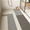Surwin Tappetino da Doccia Antiscivolo, Tappetino da Bagno in Luffa PVC Morbido Lavabile Moderno Beige Minimalista Tappeto Bagno ad Asciugatura Rapida con Fori di Drenaggio (Stile1,60x120cm)