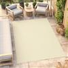 TAPISO Mono Tappeto da Esterno Crema a Tinta Unita Resistente alle Intemperie per Patio Balcone Terrazza e Giardino Facile da Pulire UV Oeko Tex Certificato Design Moderno 300 x 400 cm
