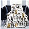 Chickwin Chickw11 Coperta di Flanella, 3D Animale Stampa Morbida Leggera Pile Coperte Calda Coperta Tutte Le Stagioni Multifunzionale per Divano o Letto Singolo e Matrimoniale (Cucciolo,120x150cm)