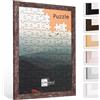 Bildershop-24 Cornice puzzle London per puzzle, ca. 300-500 pezzi, 36 x 49 cm, 49 x 36 cm, marrone vintage con vetro acrilico