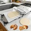 TozMvi Macchina Stendipasta Professionale da Tavolo | Sfogliatrice Elettrica Regolabile (2-30 Mm) per Impasti per Croissant, Pizza E Pasta | Design Pieghevole in Acciaio Inox, 110 V/220 V