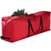Odot Sacca per Albero di Natale, Borsa Albero di Natale in Tessuto Oxford 600D - Rosso Borsa per Albero di Natale con Cerniera e Manici - Impermeabile Protegge da Polvere - Adatta Fino a 2,3 m Alberi