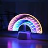 xiao Luce notturna a specchio 3D, Infinity Mirror Tunnel Light, Luce notturna a LED Specchio Luce a specchio 3D Tunnel Specchio Luce a specchio (Arcobaleno)