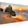Runa Art Quadri Moderni Alba Spiaggia Tela Non Tessuta Soggiorno Corridoio Dune Di Sabbia Panorama Arancia 609512a